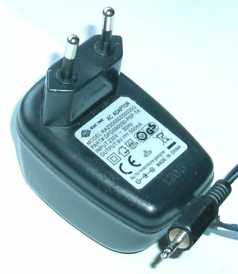 *Brand NEW* CUI KA23D090050035G 9V 500mA DPD090050-P5P-TK AC ADAPTOR POWER SUPPLY - Click Image to Close